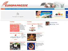 Tablet Screenshot of europapresse.com